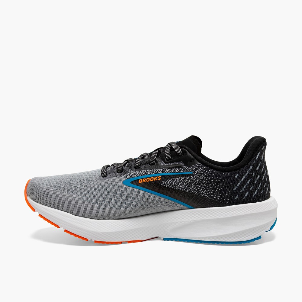 Chaussures Running Route Brooks Launch 10 Blanche Noir Homme | APF-9483744